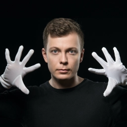 Man With White Gloves